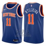 Camiseta New York Knicks Frank Ntilikina NO 11 Icon 2017-18 Azul