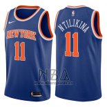 Camiseta New York Knicks Frank Ntilikina NO 11 Icon 2017-18 Azul
