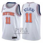 Camiseta New York Knicks Frank Ntilikina NO 11 Statement 2017-18 Blanco