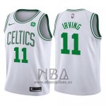 Camiseta Nino Boston Celtics Kyrie Irving NO 11 2017-18 Blanco