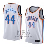 Camiseta Oklahoma City Thunder Dakari Johnson NO 44 Association 2018 Blanco