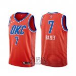 Camiseta Oklahoma City Thunder Darius Bazley NO 7 Statement Naranja