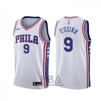 Camiseta Philadelphia 76ers Kyle O'quinn NO 9 Association Blanco