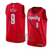 Camiseta Portland Trail Blazers Nassir Little NO 9 Earned 2019 Rojo