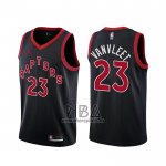Camiseta Toronto Raptors Fred Vanvleet NO 23 Statement 2020-21 Negro