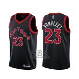 Camiseta Toronto Raptors Fred Vanvleet NO 23 Statement 2020-21 Negro