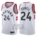 Camiseta Toronto Raptors Norman Powell NO 24 Association 2017-18 Blanco
