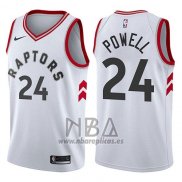 Camiseta Toronto Raptors Norman Powell NO 24 Association 2017-18 Blanco
