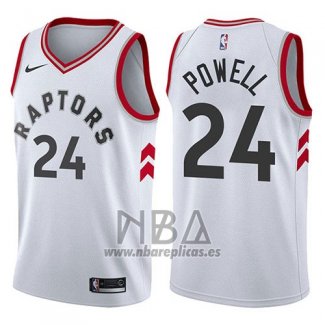 Camiseta Toronto Raptors Norman Powell NO 24 Association 2017-18 Blanco