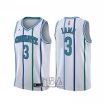 Camiseta Charlotte Hornets Jeremy Lamb NO 3 Classic Blanco