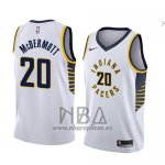 Camiseta Indiana Pacers Doug Mcdermott NO 20 Association 2018 Blanco