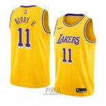 Camiseta Los Angeles Lakers Joel Berry II NO 11 Icon 2018-19 Amarillo