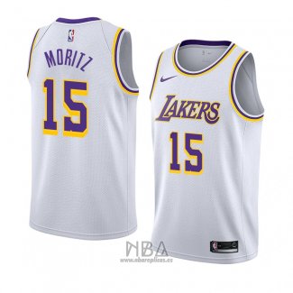 Camiseta Los Angeles Lakers Wagner Moritz NO 15 Association 2018-19 Blanco