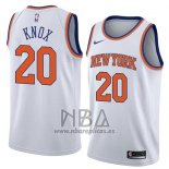 Camiseta New York Knicks Kevin Knox NO 20 Association 2018 Blanco