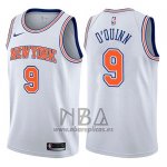 Camiseta New York Knicks Kyle O'quinn NO 9 Statement 2017-18 Blanco