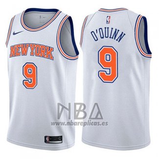 Camiseta New York Knicks Kyle O'quinn NO 9 Statement 2017-18 Blanco