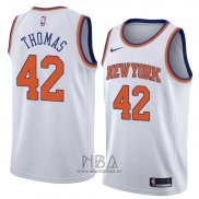 Camiseta New York Knicks Lance Thomas NO 42 Statement 2018 Blanco