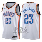 Camiseta Oklahoma City Thunder Terrance Ferguson NO 23 Swingman Association 2017-18 Blanco
