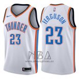 Camiseta Oklahoma City Thunder Terrance Ferguson NO 23 Swingman Association 2017-18 Blanco