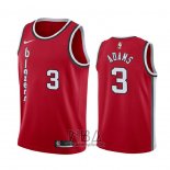 Camiseta Portland Trail Blazers Jaylen Adams NO 3 Classic 2020 Rojo