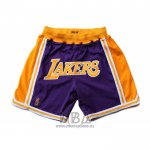 Pantalone Los Angeles Lakers Amarillo Violeta