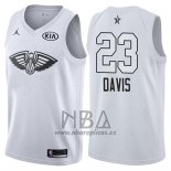 Camiseta All Star 2018 New Orleans Pelicans Anthony Davis NO 23 Blanco