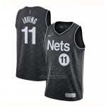 Camiseta Brooklyn Nets Kyrie Irving NO 11 Earned 2020-21 Negro
