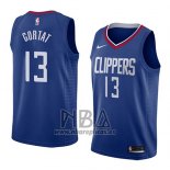 Camiseta Los Angeles Clippers Marcin Gortat NO 13 Icon 2018 Azul
