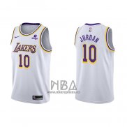 Camiseta Los Angeles Lakers DeAndre Jordan NO 10 Association 2021-22 Blanco