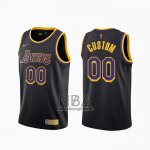 Camiseta Los Angeles Lakers Personalizada Earned 2020-21 Negro