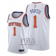 Camiseta New York Knicks Bobby Portis NO 1 Association Blanco