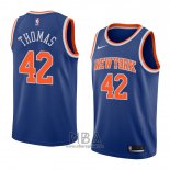 Camiseta New York Knicks Lance Thomas NO 42 Icon 2018 Azul