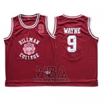 Camiseta Pelicula Hillman College Dwayne Wayne NO 9 Rojo