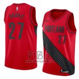 Camiseta Portland Trail Blazers Jusuf Nurkic NO 27 Statement 2018 Rojo