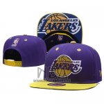 Gorra Los Angeles Lakers Snapback Violeta Amarillo