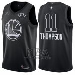 Camiseta All Star 2018 Golden State Warriors Klay Thompson NO 11 Negro