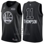 Camiseta All Star 2018 Golden State Warriors Klay Thompson NO 11 Negro