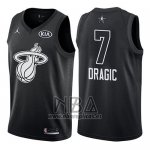 Camiseta All Star 2018 Miami Heat Goran Dragic NO 7 Negro