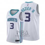 Camiseta Charlotte Hornets Terry Rozier III NO 3 Association Blanco