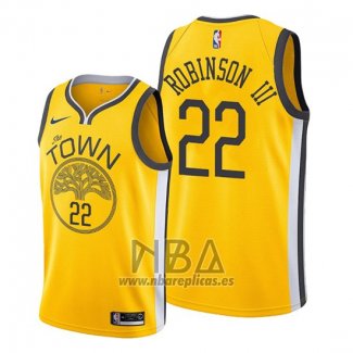 Camiseta Golden State Warriors Glenn Robinson III NO 22 Earned Amarillo