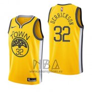 Camiseta Golden State Warriors Marcus Derrickson NO 32 Earned 2018-19 Amarillo