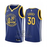 Camiseta Golden State Warriors Stephen Curry NO 30 Icon 2019-20 Azul