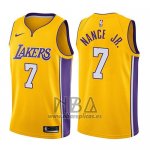 Camiseta Los Angeles Lakers Larry Nance Jr. NO 7 Icon 2017-18 Oro