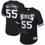 Camiseta Manga Corta Sacramento Kings Jason Williams NO 55 Negro