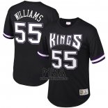 Camiseta Manga Corta Sacramento Kings Jason Williams NO 55 Negro