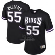Camiseta Manga Corta Sacramento Kings Jason Williams NO 55 Negro