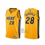 Camiseta Miami Heat Andre Iguodala NO 28 Earned 2020-21 Oro