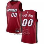 Camiseta Miami Heat Personalizada 2017-18 Rojo