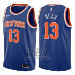 Camiseta New York Knicks Joakim Noah NO 13 Icon 2017-18 Azul