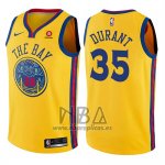 Camiseta Nino Golden State Warriors Kevin Durant NO 35 Ciudad Amarillo